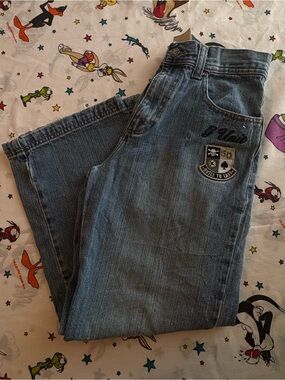 Kids' Blue Denim Jeans with Embroidered G-Unit